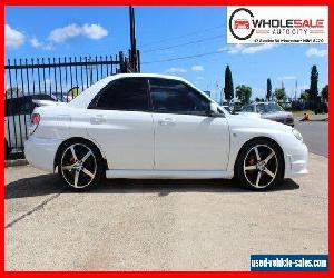 2006 Subaru Impreza S WRX Sedan 4dr Man 5sp AWD 2.5T [MY06] White Manual M